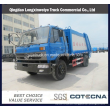 Caminhão de lixo de compactador de lixo Dongfeng 13cbm